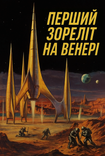 Перший космічний корабель на Венері постер