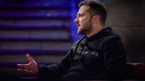 кадри з фільму Наступний гість Девіда Леттермана: Володимир Зеленський