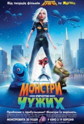 постер до фільму Монстри проти прибульців дивитися онлайн
